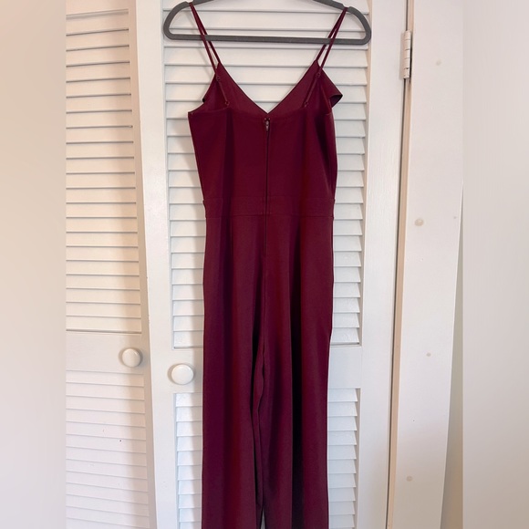 Maroon Jumpsuit - Picture 2 of 3